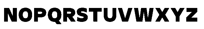 TRT Monexa Extra Bold Font UPPERCASE