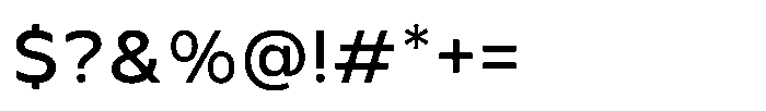 TRT Monexa Regular Font OTHER CHARS