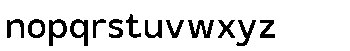 TRT Monexa Regular Font LOWERCASE