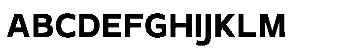 TRT Monexa Semi Bold Font UPPERCASE