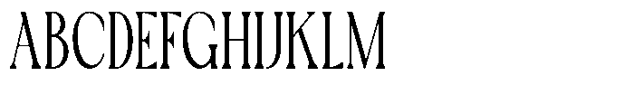 TRT Montero Extra Light Font UPPERCASE