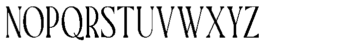 TRT Montero Extra Light Font UPPERCASE