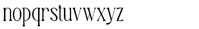 TRT Montero Extra Light Font LOWERCASE