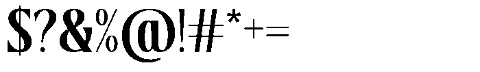 TRT Montero Medium Font OTHER CHARS