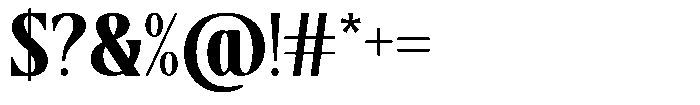 TRT Montero Semi Bold Font OTHER CHARS