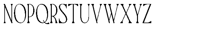 TRT Montero Thin Font UPPERCASE