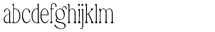 TRT Montero Thin FONT