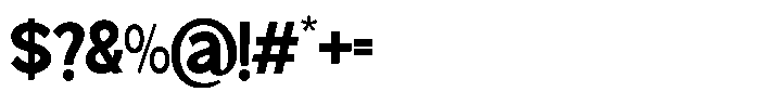 TRT Naron Bold Font OTHER CHARS
