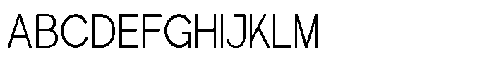TRT Naron Extra Light Font UPPERCASE