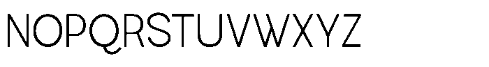 TRT Naron Extra Light Font UPPERCASE