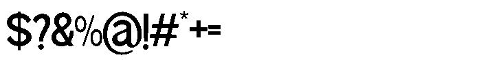 TRT Naron Medium Font OTHER CHARS