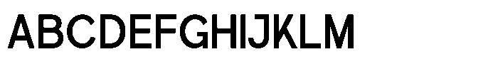 TRT Naron Medium Font UPPERCASE