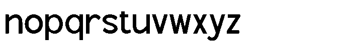 TRT Naron Medium Font LOWERCASE