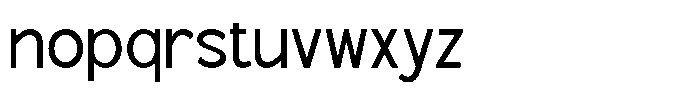 TRT Naron Regular Font LOWERCASE