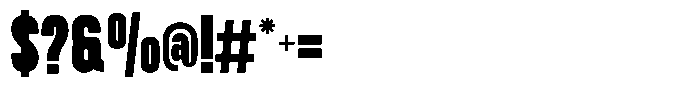 TRT Noire Authentic Bold Font OTHER CHARS