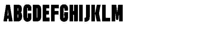 TRT Noire Authentic Bold Font UPPERCASE