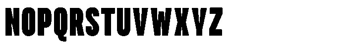 TRT Noire Authentic Bold Font UPPERCASE