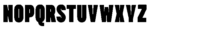 TRT Noire Authentic Extra Bold Font UPPERCASE