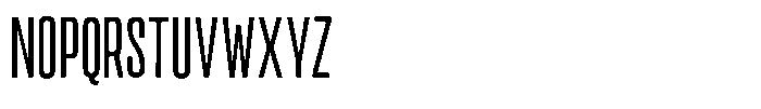 TRT Noire Authentic Extra Light Font UPPERCASE
