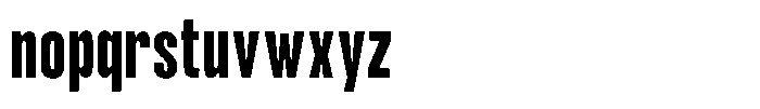TRT Noire Authentic Medium Font LOWERCASE