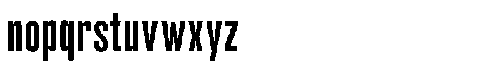 TRT Noire Authentic Regular Font LOWERCASE