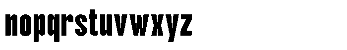 TRT Noire Authentic Semi Bold Font LOWERCASE