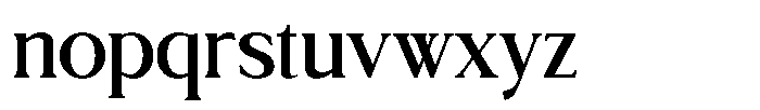TRT Northem Bold Font LOWERCASE