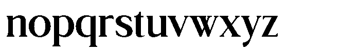TRT Northem Extra Bold Font LOWERCASE