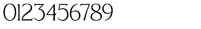 TRT Northem Extra Light Font OTHER CHARS