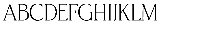 TRT Northem Extra Light Font UPPERCASE