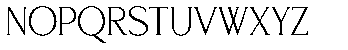 TRT Northem Extra Light Font UPPERCASE