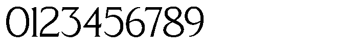 TRT Northem Light Font OTHER CHARS