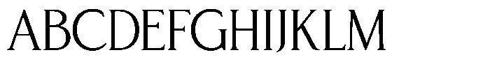 TRT Northem Light Font UPPERCASE