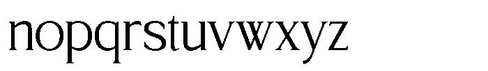 TRT Northem Light Font LOWERCASE
