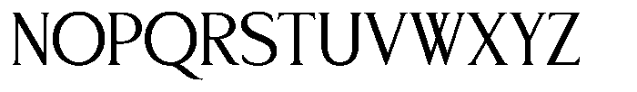 TRT Northem Regular Font UPPERCASE