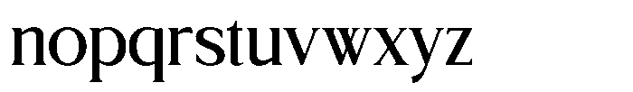 TRT Northem Semi Bold Font LOWERCASE