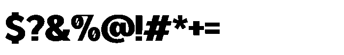 TRT Ontika Bold Font OTHER CHARS