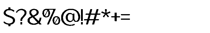 TRT Ontika Light Font OTHER CHARS