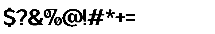 TRT Ontika Medium Font OTHER CHARS