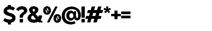 TRT Otilito Bold Font OTHER CHARS