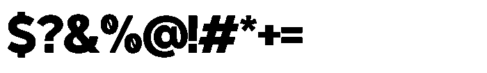 TRT Otilito Extra Bold Font OTHER CHARS