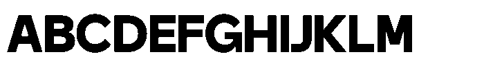 TRT Otilito Extra Bold Font UPPERCASE