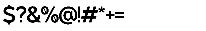 TRT Otilito Medium Font OTHER CHARS