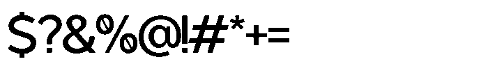 TRT Otilito Regular Font OTHER CHARS