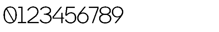 TRT Otilito Thin Font OTHER CHARS