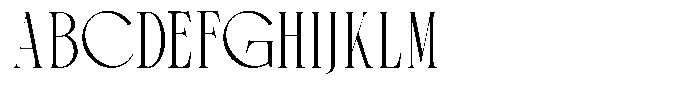 TRT Pachel Extra Light Font UPPERCASE
