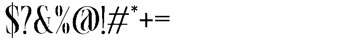 TRT Pachel Regular Font OTHER CHARS