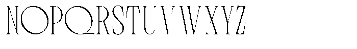 TRT Pachel Thin Font UPPERCASE