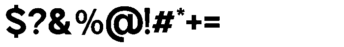 TRT Rusthic Bold Font OTHER CHARS