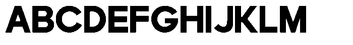 TRT Rusthic Extra Bold Font UPPERCASE